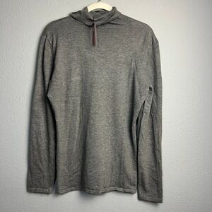 NWT RED Women's XL Gray Turtleneck Long Sleeve Knit Sweater Blouse Top Layer
